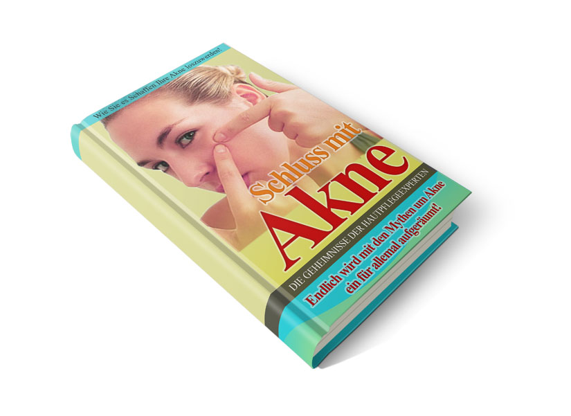 Book Cover: E-Book Ratgeber „Schluß mit Akne“